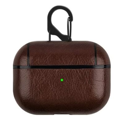 AirPods Pro 2 Skal Fodral Läder PC Brun