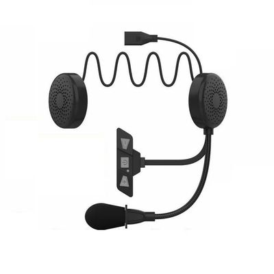 INF Handsfree-sett til motorsykkelhjelm Bluetooth 5.2 Sort