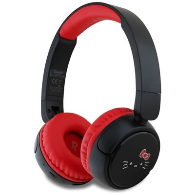 Hello Kitty Röda Bluetooth Over-Ear Hörlurar