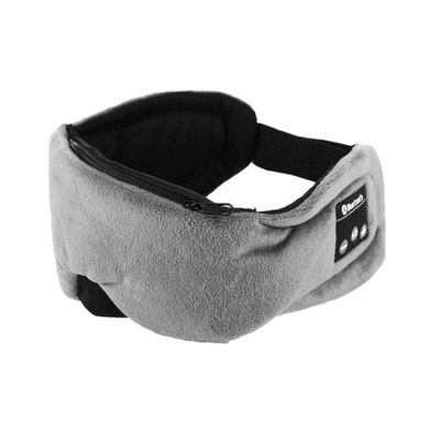 INF Sovemaske med hodetelefoner Bluetooth 5.0 Grå