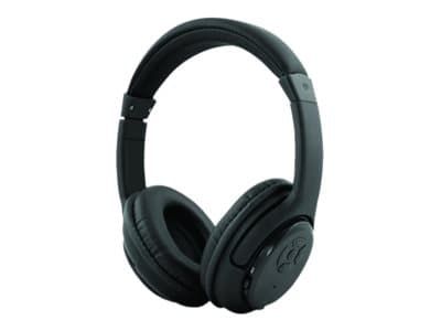 Esperanza EH163K - Hodetelefoner med mikrofon - on-ear - Bluetooth - trådløs - libero black