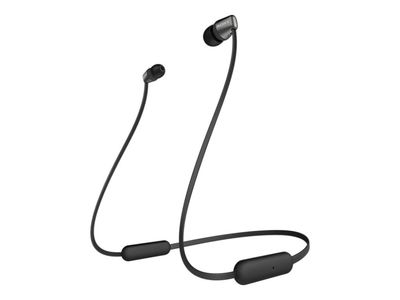 Sony WI-C310 - Ørepropper med mikrofon - i øret - Bluetooth - trådløs - svart