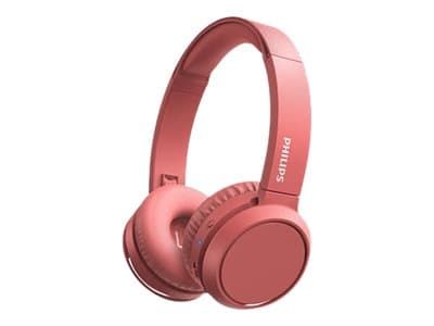 Philips 4000 series TAH4205RD/00 hodetelefon og headsett Hodesett Trådløs Hodebånd Samtaler/musikk USB Type-C Bluetooth Rød