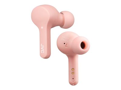 JVC HA-A7T - True wireless-hodetelefoner med mikrofon - i øret - Bluetooth - rosa
