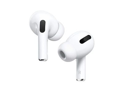 Apple AirPods Pro - 1. generasjon - ekte trådløse øretelefoner med mikrofon. - øretupp - Bluetooth - aktiv støyreduksjon - Hvit | Magsafe ladeveske