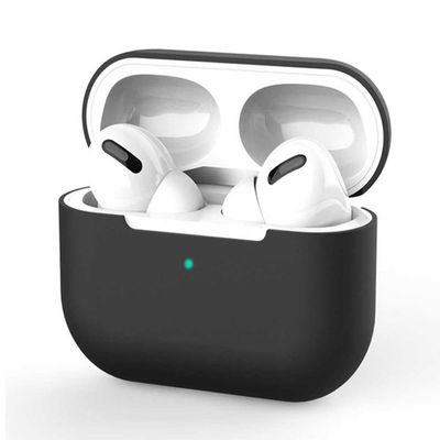 AirPods 3 Case Fodral Stötsäkert Skyddsfodral Silikon Svart