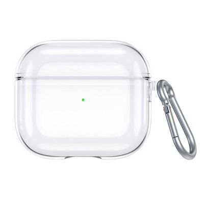 Gennemsigtige AirPods 3 Case Protective Case med carbin