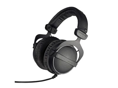 Beyerdynamic DT 770 PRO 80 OHM, Koblet med ledninger (ikke trådløs), Scene/studio, 5 - 35000 Hz, Hodetelefoner, Sort