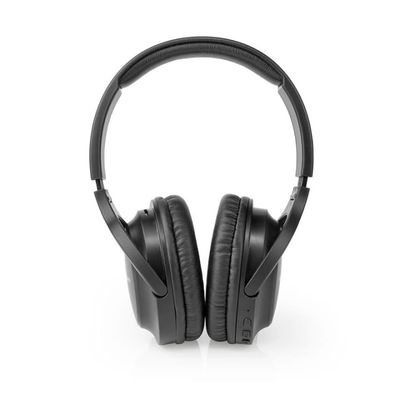 Nedis Trådløse Over-Ear hodetelefoner | Maksimal batteritid: 20 timer | Innebygd mikrofon | Trykk kontroll | Stemmestyring | Volumkontroll | Reisevesk
