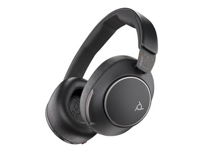 HP Poly Voyager Surround 80 UC - Voyager Surround 80 series - hodesett - full størrelse - Bluetooth - trådløs - aktiv støydemping - USB-C via Bluetoo