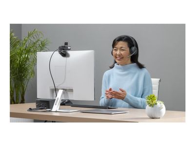 Logitech Zone Wireless 2 - Headset - på örat - Bluetooth - trådlös - aktiv brusradering - USB-C via Bluetooth-adapter - grafit - Certifierad för Micr