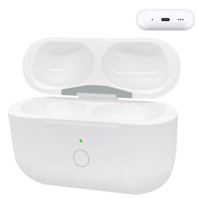 För AirPods Pro / Pro 2 Ersättningsladdningsfodral Inbyggt 680mAh Batteri