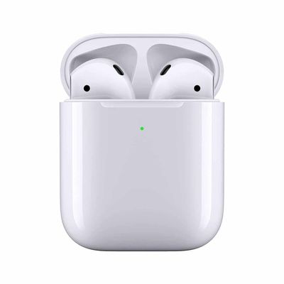 Apple AirPods (anden generation) med Lightning-opladningsetui