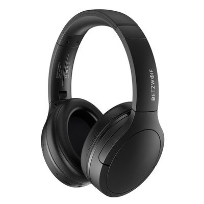 Trådløst headset ANC bluetooth headset Aktiv støjreducerende 40 mm store drivere AAC Audio 70h Playtime Bærbare hovedtelefoner med mikrofon