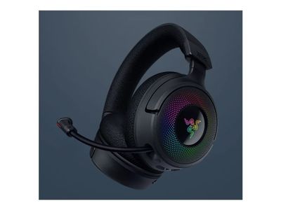 Razer Kraken V4 - Hodesett - full størrelse - Bluetooth / 2,4 GHz radiofrekvens - trådløs, kablet - USB-A, USB-C