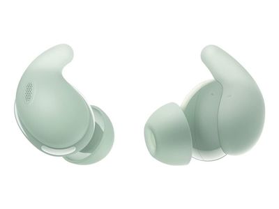 Sony LinkBuds Fit - True wireless-hodetelefoner med mikrofon - i øret - Bluetooth - aktiv støydemping - grønn