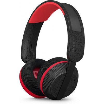 Philips GO TAA6219BK/00 høretelefoner, sort / rød