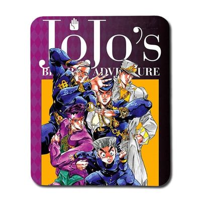 Musmatta: Manga JoJos Bizarre Adventure 4, halkfri gummibas, livfull och unik design, perfekt för hemmet eller kontoret