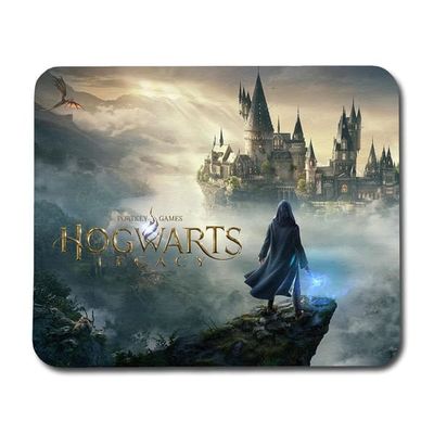 Musmatta: Hogwarts Legacy, halkfri gummibas, livfull och unik design, perfekt för hemmet eller kontoret