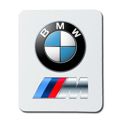Musematte: BMW, sklisikker gummibunn, unikt motiv