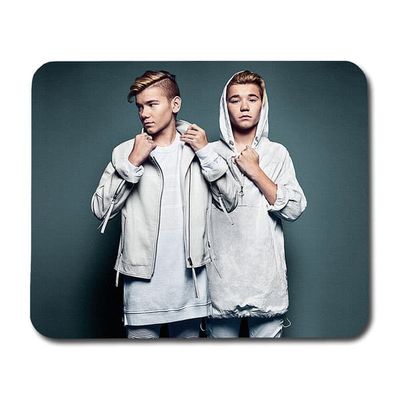 Musematte: Marcus & Martinus, sklisikker gummibunn, unikt motiv