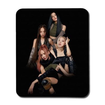 Musmatta: K-pop Blackpink 2022, halkfri gummibas, livfull och unik design, perfekt för hemmet eller kontoret