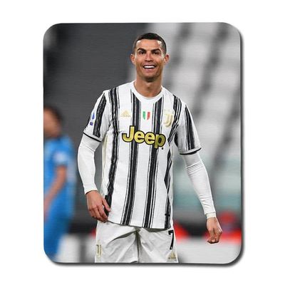 Musematte: Cristiano Ronaldo 2021, sklisikker gummibunn, unikt motiv