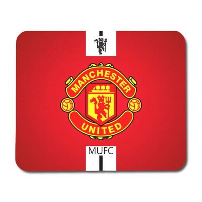 Musematte: Manchester United, sklisikker gummibunn, unikt motiv