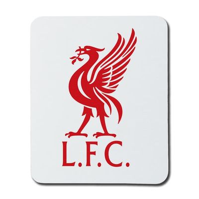 Musmatta: Liverpool Liverbird, halkfri gummibas, livfull och unik design, perfekt för hemmet eller kontoret