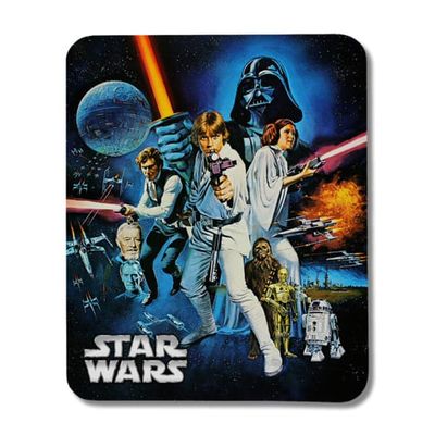 Musmatta: Star Wars, halkfri gummibas, livfull och unik design, perfekt för hemmet eller kontoret