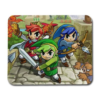 Musematte: Zelda Tri Force Heroes, sklisikker gummibunn, unikt motiv