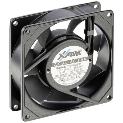 X-Fan RAH9225S1 Axialfläkt 230 V/AC 34 m³/h (L x B x H) 92 x 92 x 25 mm