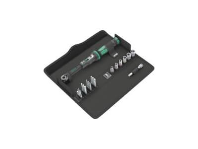 Wera 05130110001, Skrallenøkkel, Mekanisk, 1/4", 2,5 - 25 Nm, Stål, Sort, Grønn