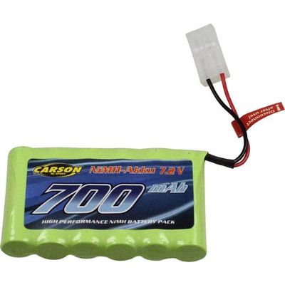 Carson Modellsport RC Batteripack (NiMh) 7.2 V 700 mAh Tamiya stickpropp