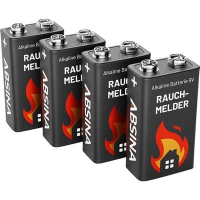 Absina 401005-4 Batteri 9 V 9 V 4 st