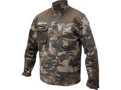 Dedra Camo genser, størrelse LD, bomull + elastan, 240g/m2