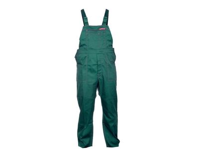 Lahti Pro Dungarees grønn arbeidsbukse R.L - LPQB88L