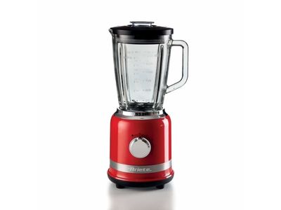 Ariete 0585/00, Bänkmixer, 1,5 l, Pulsfunktion, Iskrossning, 1000 W, Röd, Rostfritt stål
