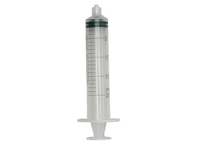 Engangssprøjte PP transparent 20 ml