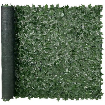 Ivy Privacy-hegn 1,5 x 2,5 m - Kunstigt grøn vægskærm med mesh-bagside til have, balkon og gårdhave dekoration.