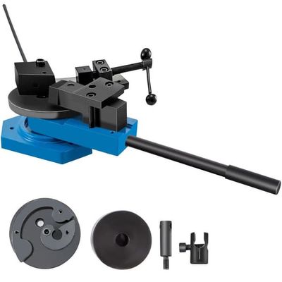 Winkelbøjer SBG-40: Manuel bøjlemaskine til fladjern (30x8 mm) og rundjern (15 mm). Vægten er 25,1 kg. Effektiv håndtering!