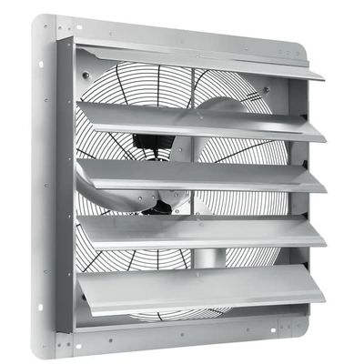 Avgasfläkt 610 mm Väggmonterad, 2892 CFM, Shutterfläkt för Effektiv Ventilation, AC