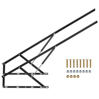 Sengeløft 59x79, kompatibel med sengstørrelse op til 265 lbs, DIY væghardware til seng, robust og holdbar.