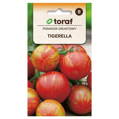 Frø til tomat Tigerella - Stripete, smakfulle tomater med en krydret tone