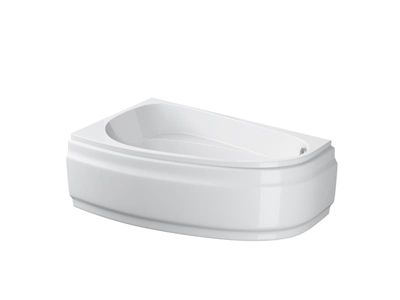 Cersanit Joanna New hjørne asymmetrisk badekar til høyre 140 x 95 cm (S301-166)