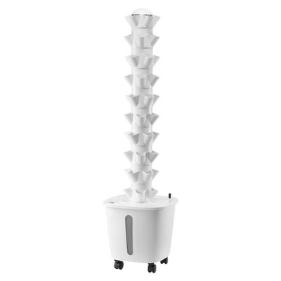 Hydroponisk Dyrkningssystem med Hjul, 50 Pods Hydroponisk Tårnhave, Vandingssystem, Plantevækststøtte