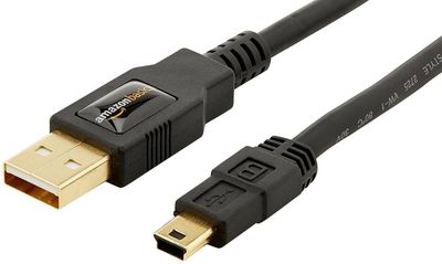USB 2.0 a til mini b kabel 0,9 m til kamera, disk, gps, videokamera
