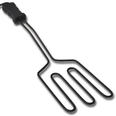 Elektrisk grillstartare 1500 W med 3 glödtrådar | Färg: Rostfritt stål | Storlek: Standard