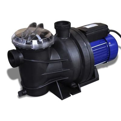Elektrisk Poolpump 800W - Tyst och Effektiv Vattencirkulation | Färg: Blå | Storlek: Standard