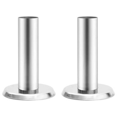 Fäste för poolstege - 2 st rostfritt stål | Färg: Silver | Material: 304 rostfritt stål